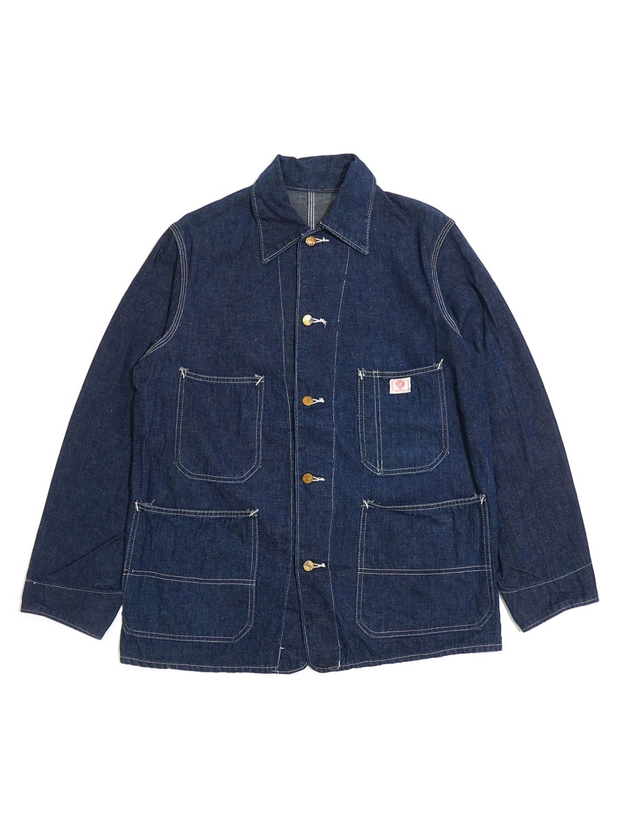 50's FLINT デニムカバーオール 濃紺 実寸(38位) | NEW ITEM