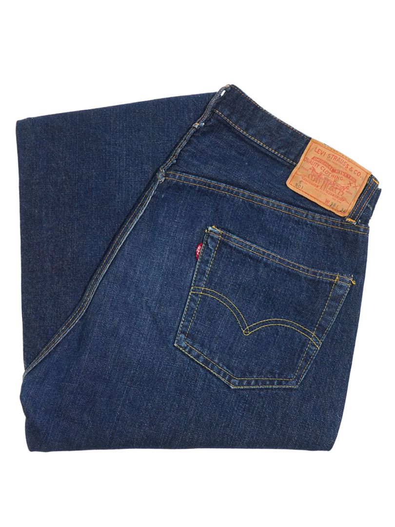 60's Levi's 501 BIG-E Sタイプ ウエストシングル デニムパンツ 色残り