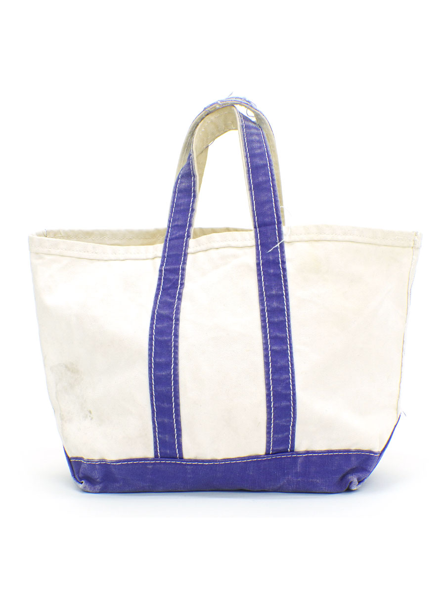 70's L.L.Bean BOAT AND TOTE 生成り×パープル