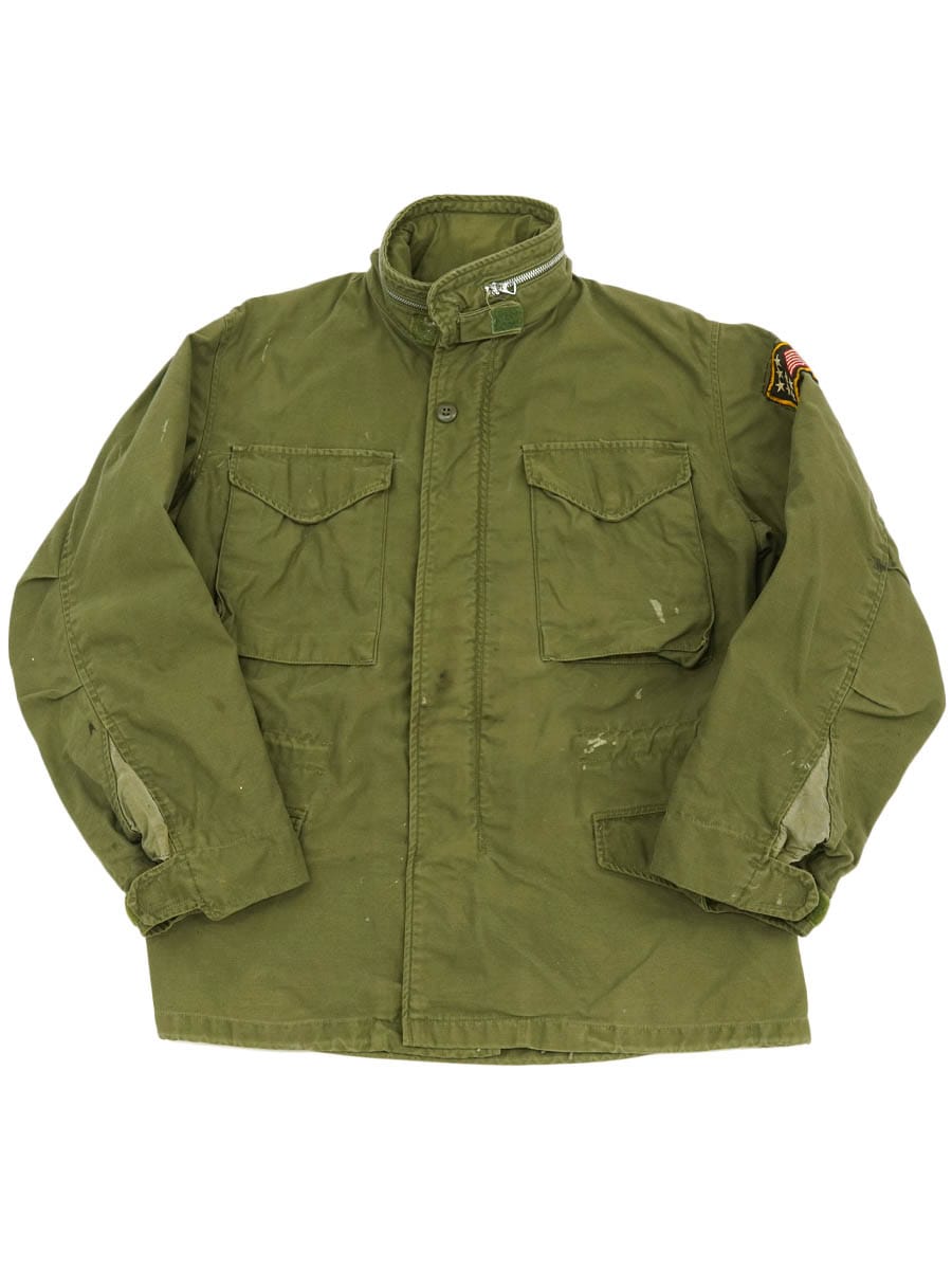 60's U.S.ARMY M-65 フィールドジャケット 1st エポレットなし 表記(SMALL-SHORT)