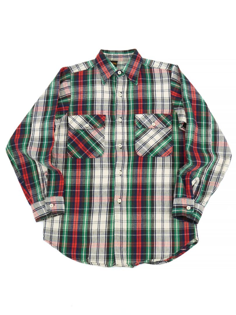 70's BIG YANK 好配色チェック フランネルシャツ 実寸(S位) | NEW ITEM