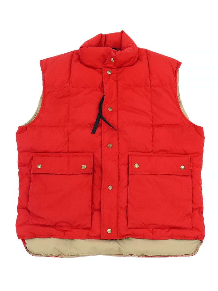 80's EDDIE BAUER BLIZZARD MASTER ベスト レッド 表記(L) USA製 | NEW