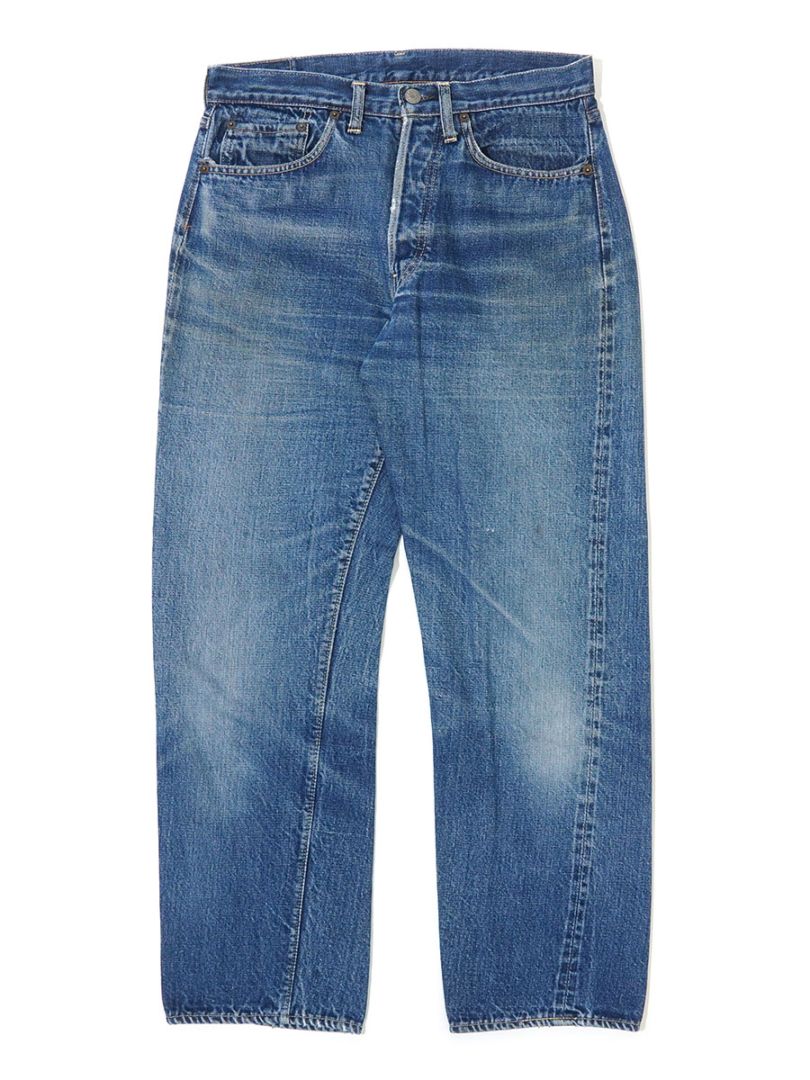 60's Levi's 501 BIG E ウエストシングル デニムパンツ ヒゲ 良雰囲気