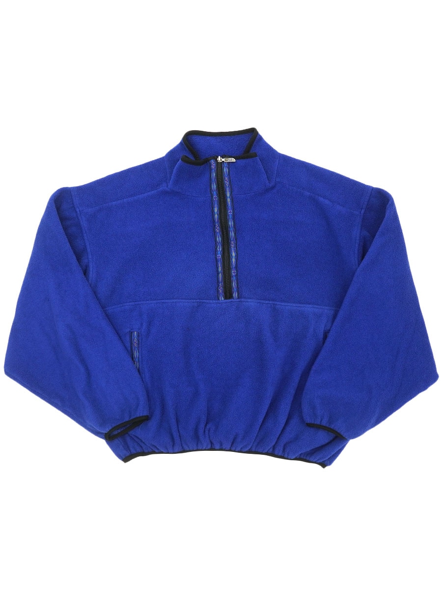 90's THE NORTH FACE ハーフジップ フリースプルオーバー 表記(XL) USA