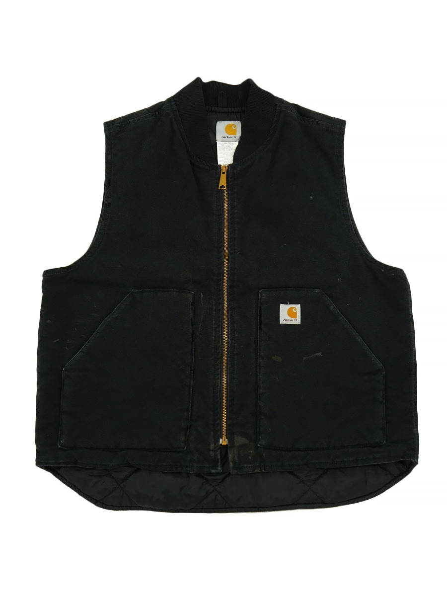 00's カーハート ダックベスト BLK 表記(L-REG) MEXICO製 | NEW ITEM