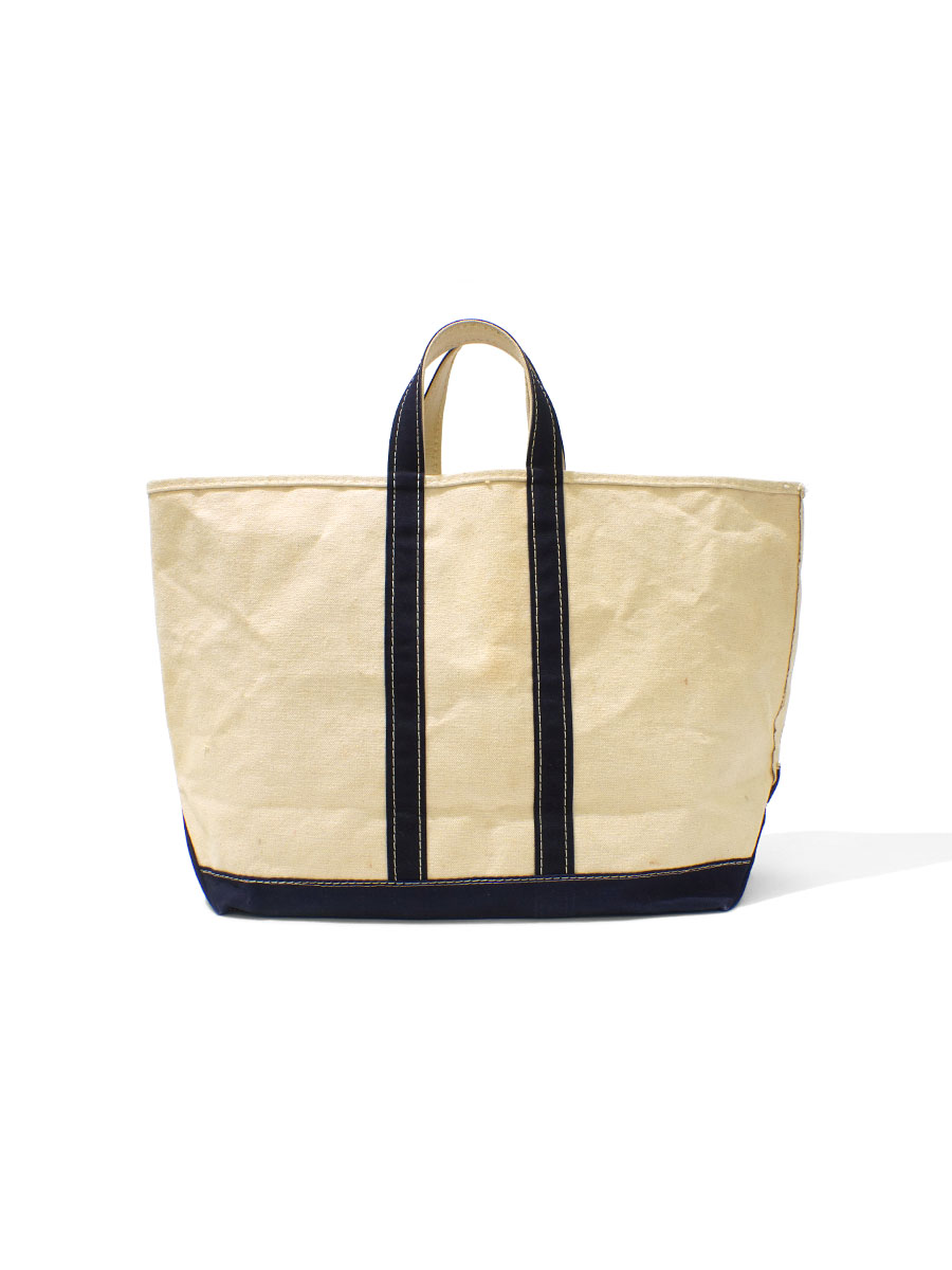 80's L.L.Bean BOAT AND TOTE 生成りxネイビー