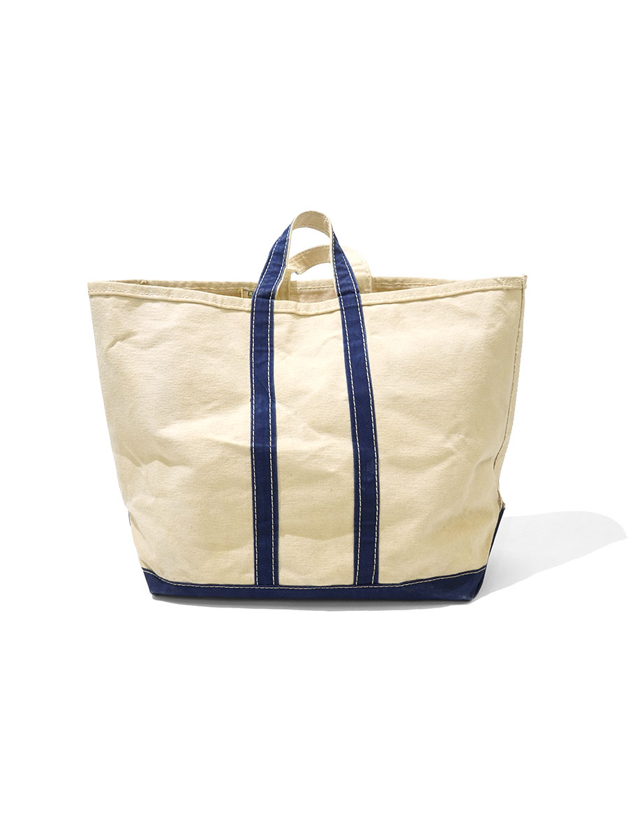 70's L.L.Bean BOAT AND TOTE 生成りxネイビー