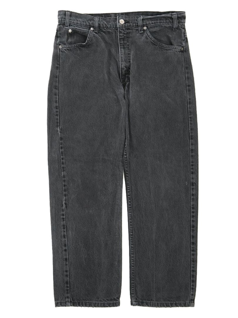 90's LEVI'S 505 ブラックデニムパンツ 黒タブ 表記(W34 L32) USA製