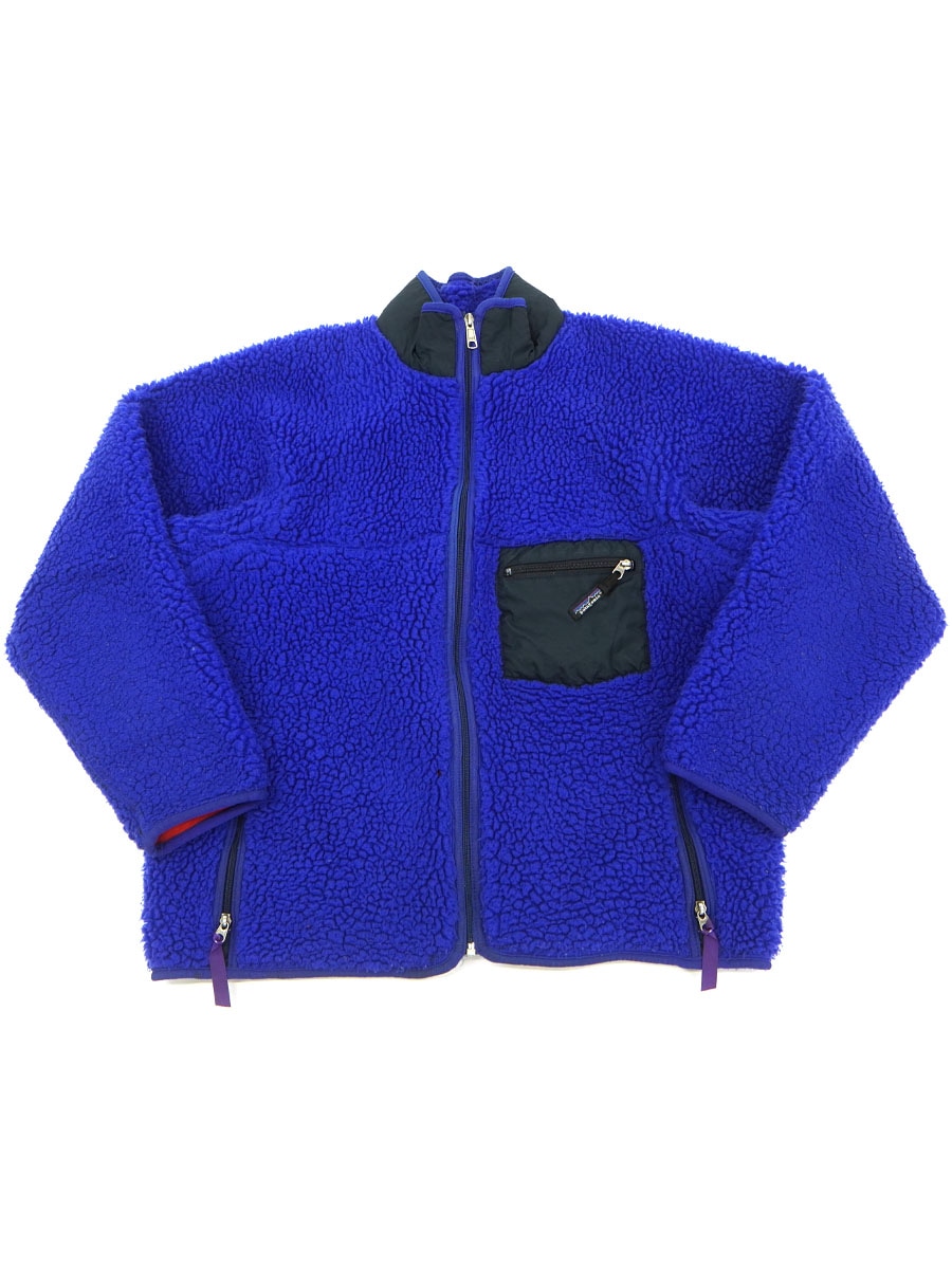 '90 パタゴニア クラシックレトロパイルカーディガン 表記(XL) USA製