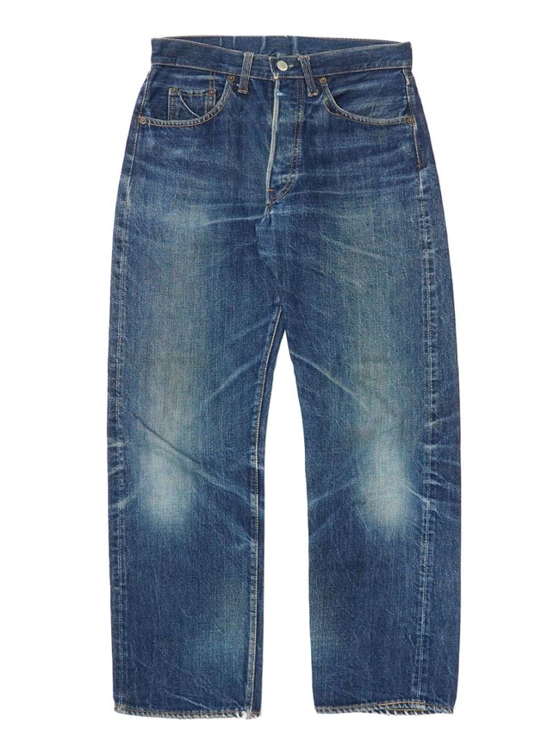 60's Levi's 501 BIG-E ウエストシングル デニムパンツ ヒゲ ハチノス