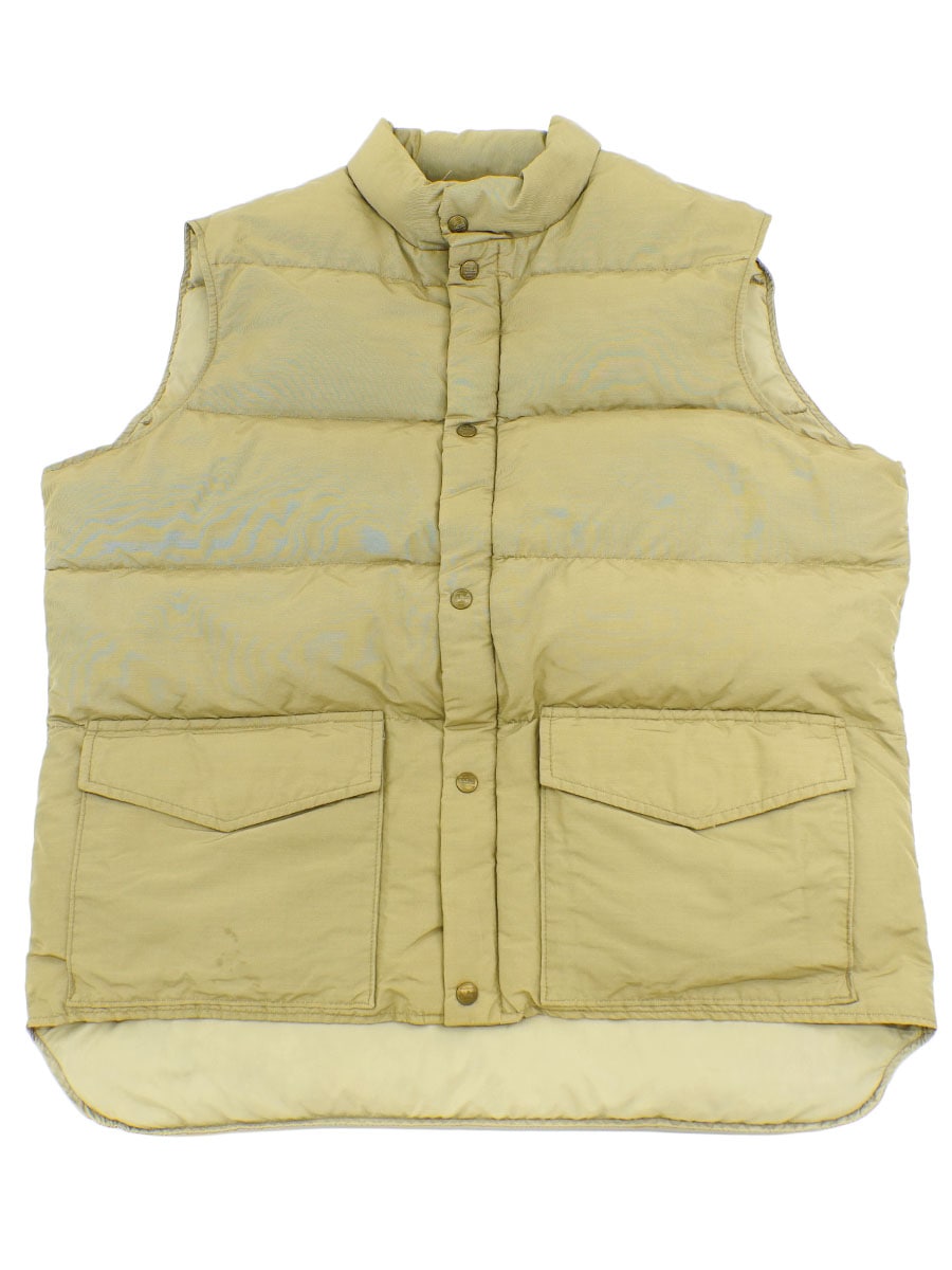 80's L.L.Bean 60/40クロス ダウンベスト ベージュ 表記(XL) | NEW