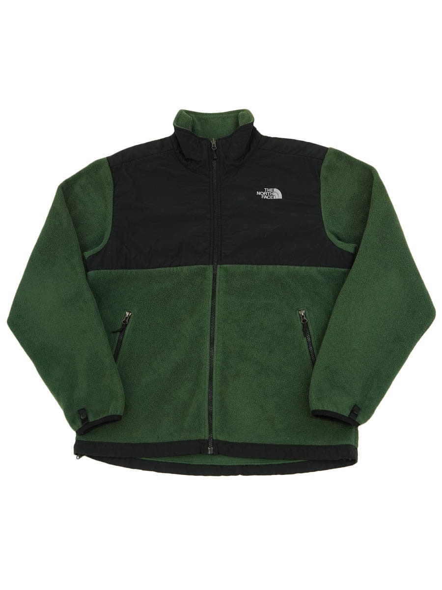 00's THE NORTH FACE ''DENALI'' フリースジャケット ブラック×グリーン 表記(M)