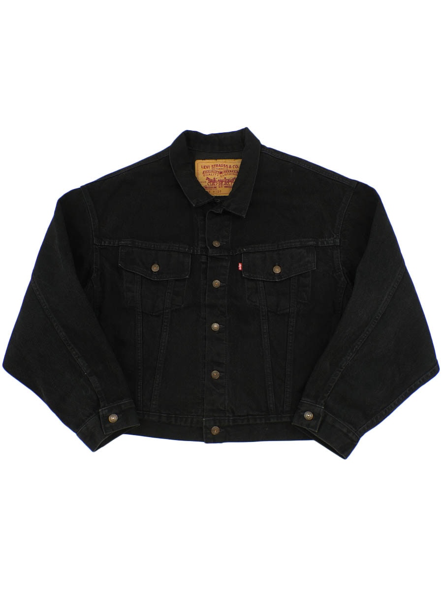 90's Levi's 70598 4ポケ ブラックデニムジャケット 表記(M