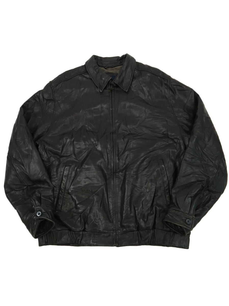 90's CHAPS Ralph Lauren レザースウィングトップ ブラック 表記(XLT