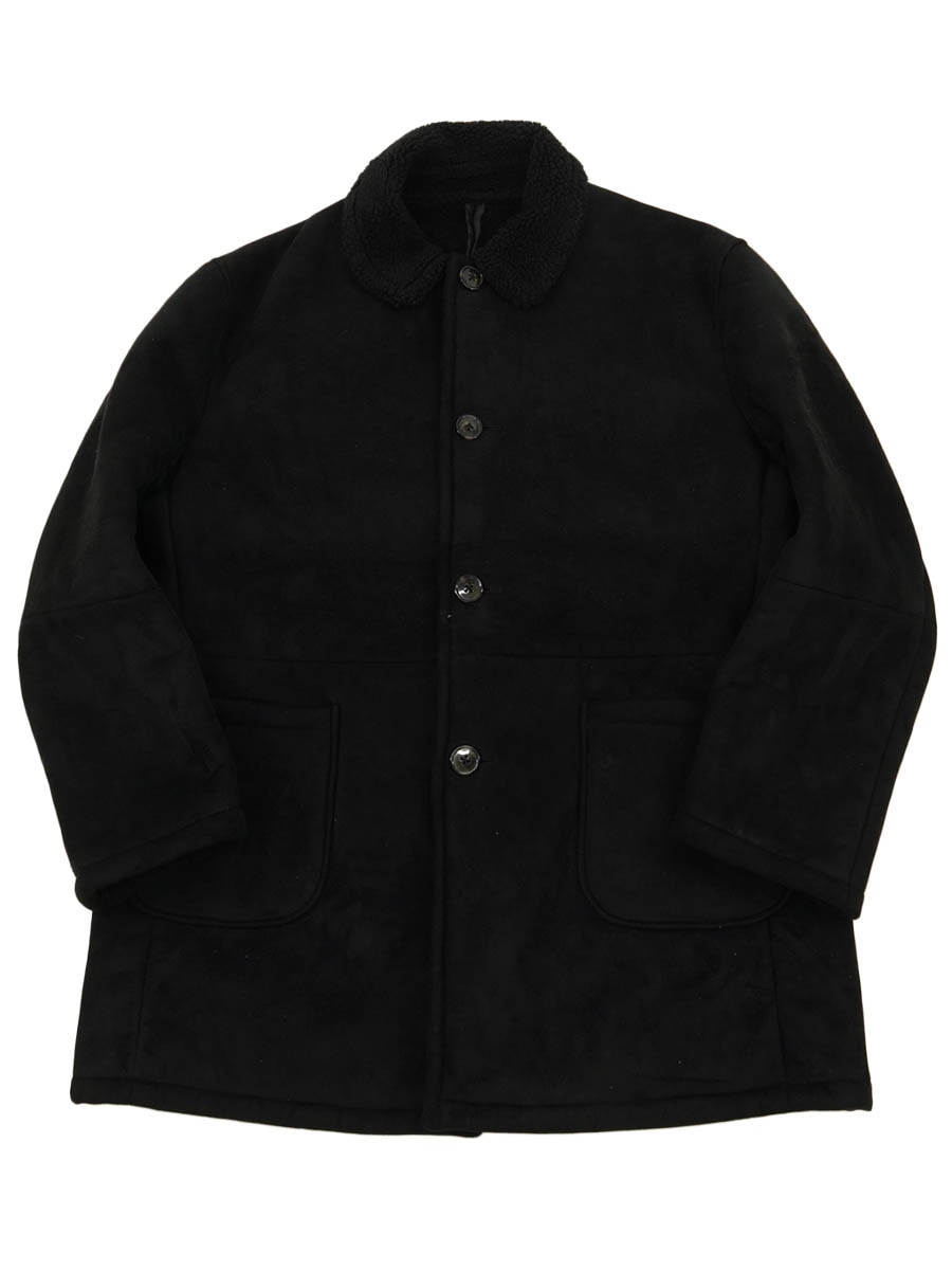 LAUREN RALPH LAUREN ムートンコート ブラック 表記(L)