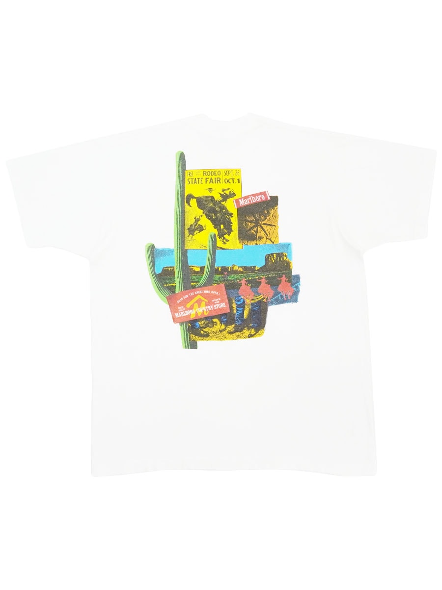 90's FRUIT OF THE LOOM ''Marlboro'' 両面プリント ポケットTシャツ