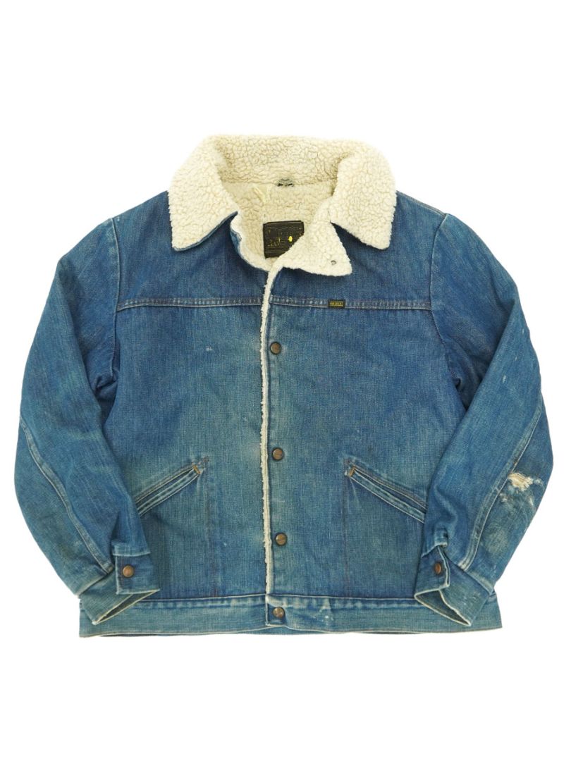 70's MAVERICK デニムボア ランチコート 実寸(L位) USA製 