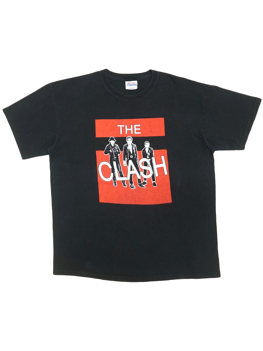00's Hanes ''THE CLASH'' Tシャツ ブラック 表記(L)