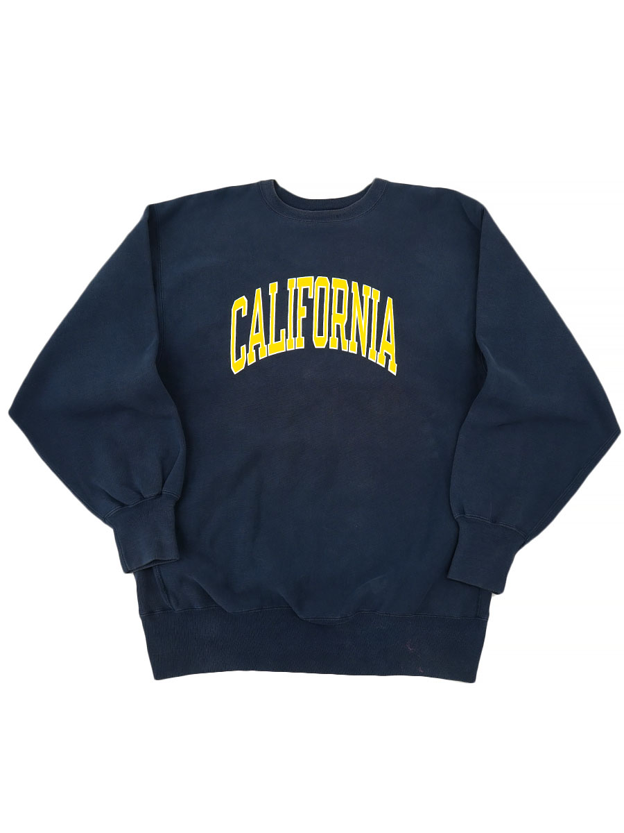 90's 刺繍タグ チャンピオンRW ''CALIFORNIA'' ネイビー 表記(XXL) USA製