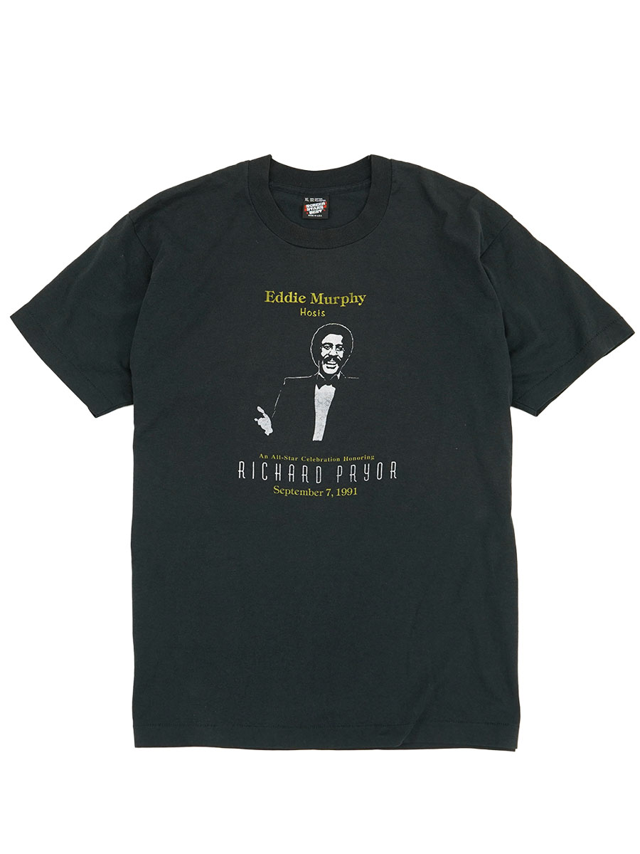 90's SCREEN STARS RICHARD PRYOR ''Eddie Murphy'' Tシャツ ブラック