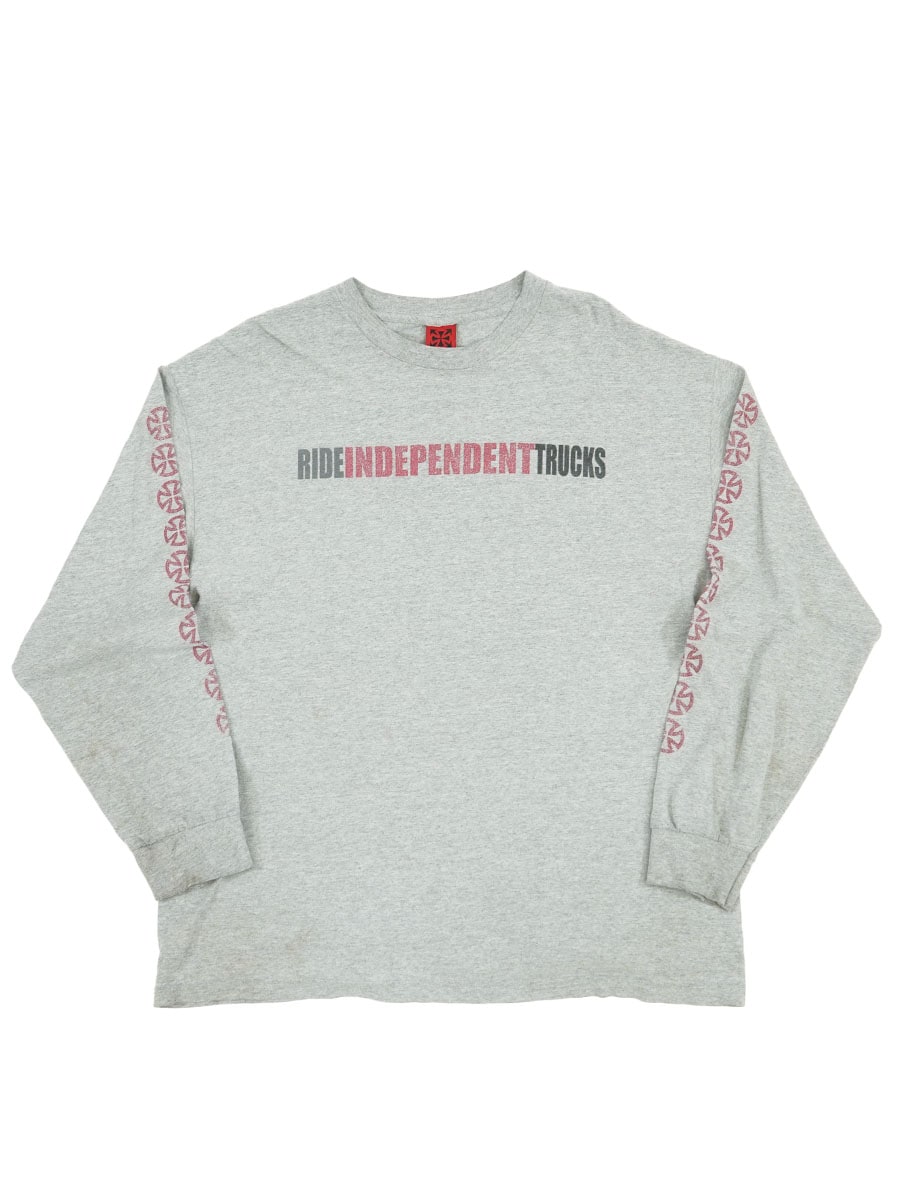 00's INDEPENDENT ''RIDE INDEPENDENT TRUCK'' 両袖プリント ロング