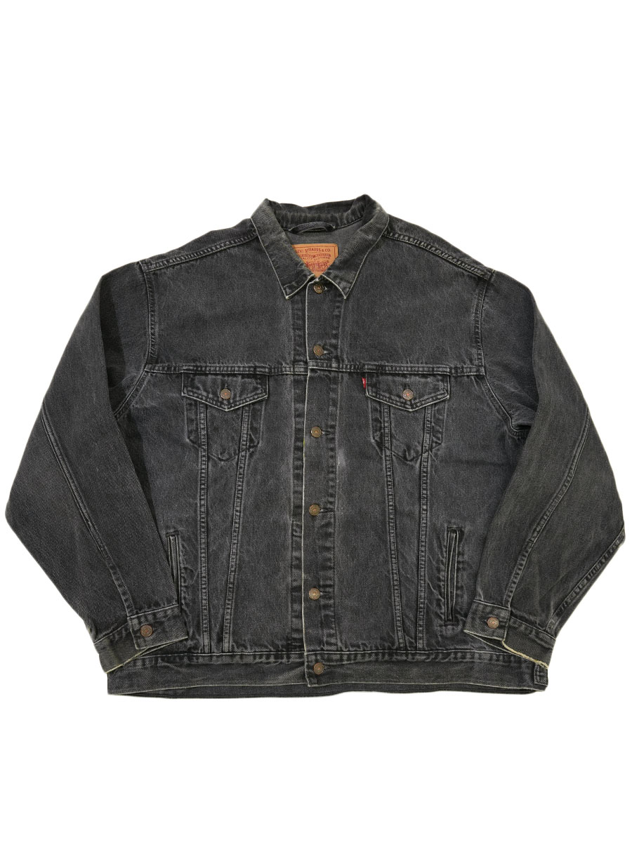 90's Levi's 70507-4159 4ポケ ブラックデニムJKT 表記(XXL) USA製