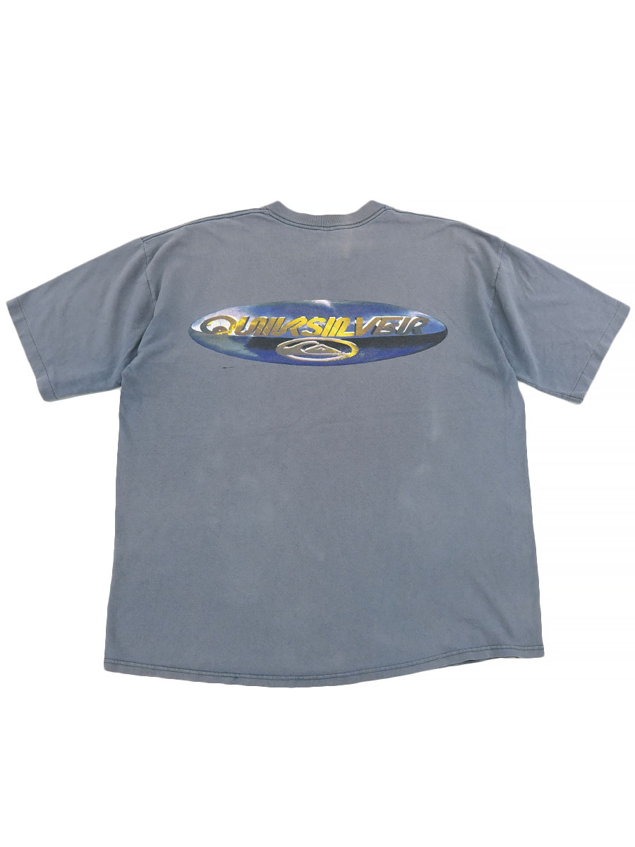 90's QUICKSILVER 両面プリント サーフTシャツ 表記(XL) USA MADE