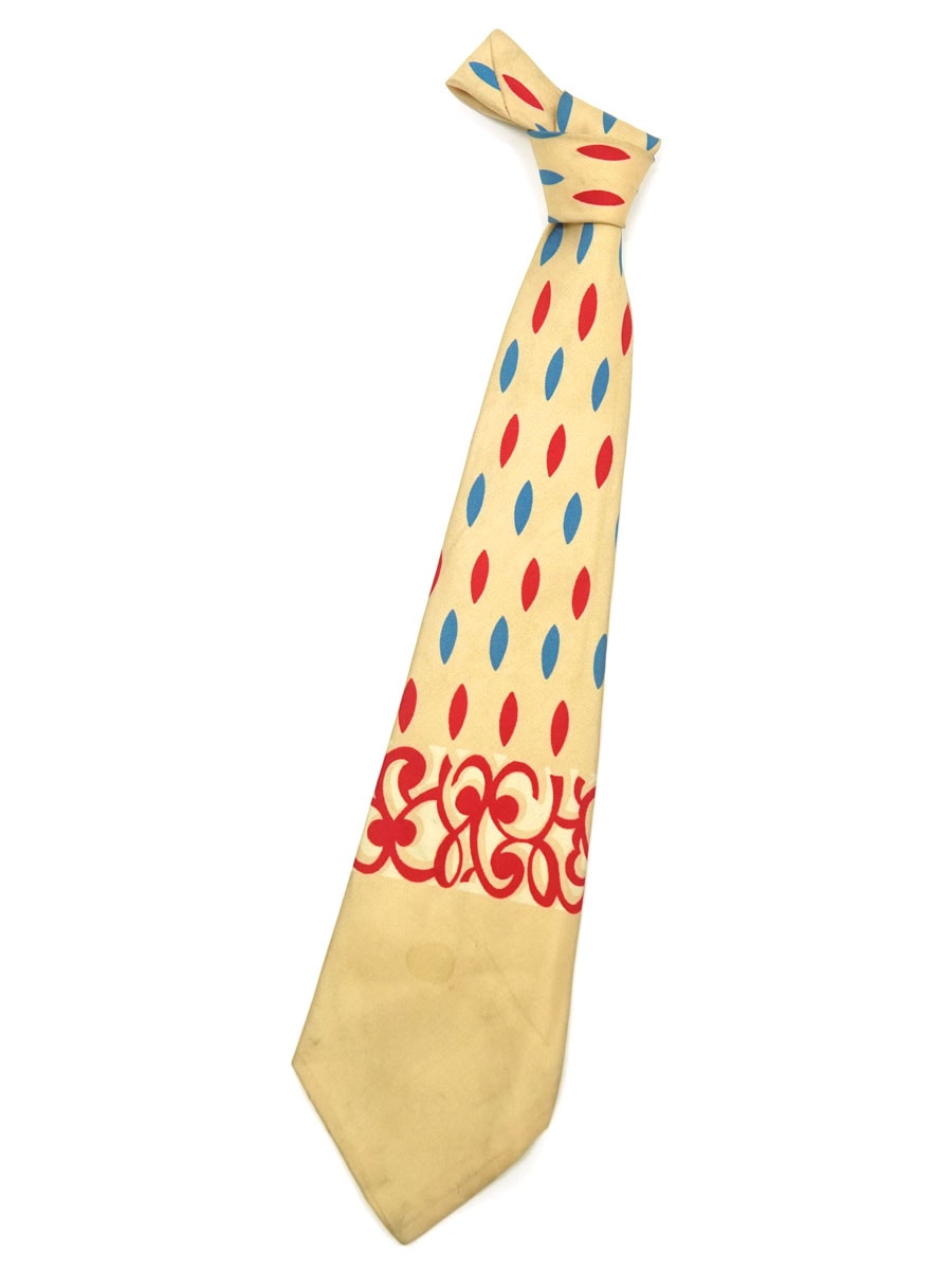 50's ARROWS 総柄 ALL SILK ビンテージネクタイ