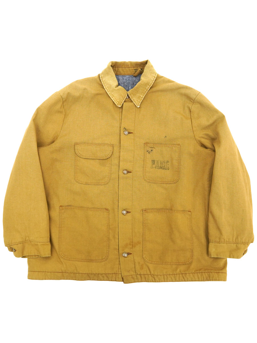 70's Wrangler 裏ブランケット 襟コーズ カバーオール タン 表記(48)
