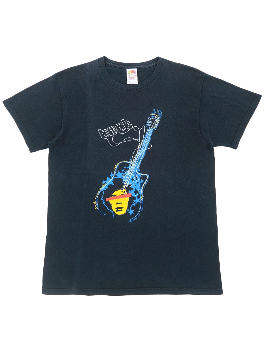 90's～ FRUIT OF THE LOOM ''Beck'' Tシャツ ブラック 表記(M) USA製