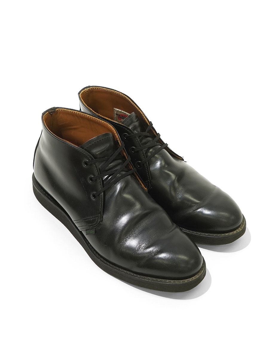 USA製 RED WING ポストマン チャッカ ブーツ ブラック 表記(9 1/2 D