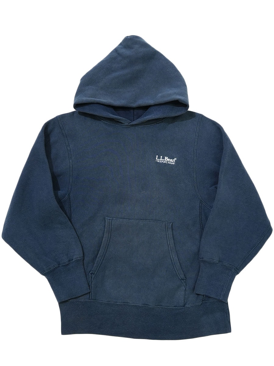80's プリントタグ チャンピオンRWパーカ ''L.L.Bean'' 刺?墸ロゴ 表記(S) USA製