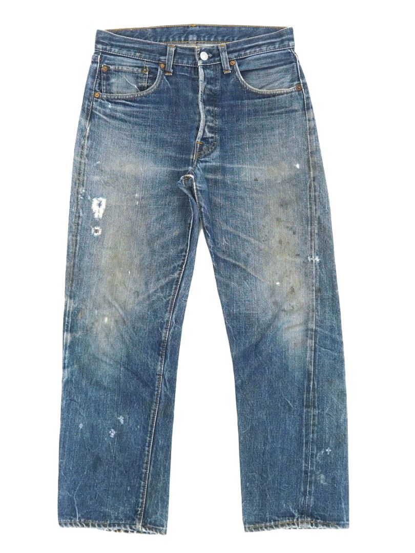 70's Levi's 501 66前期 デニムパンツ 味ありリペア 良色落ち 表記(W30