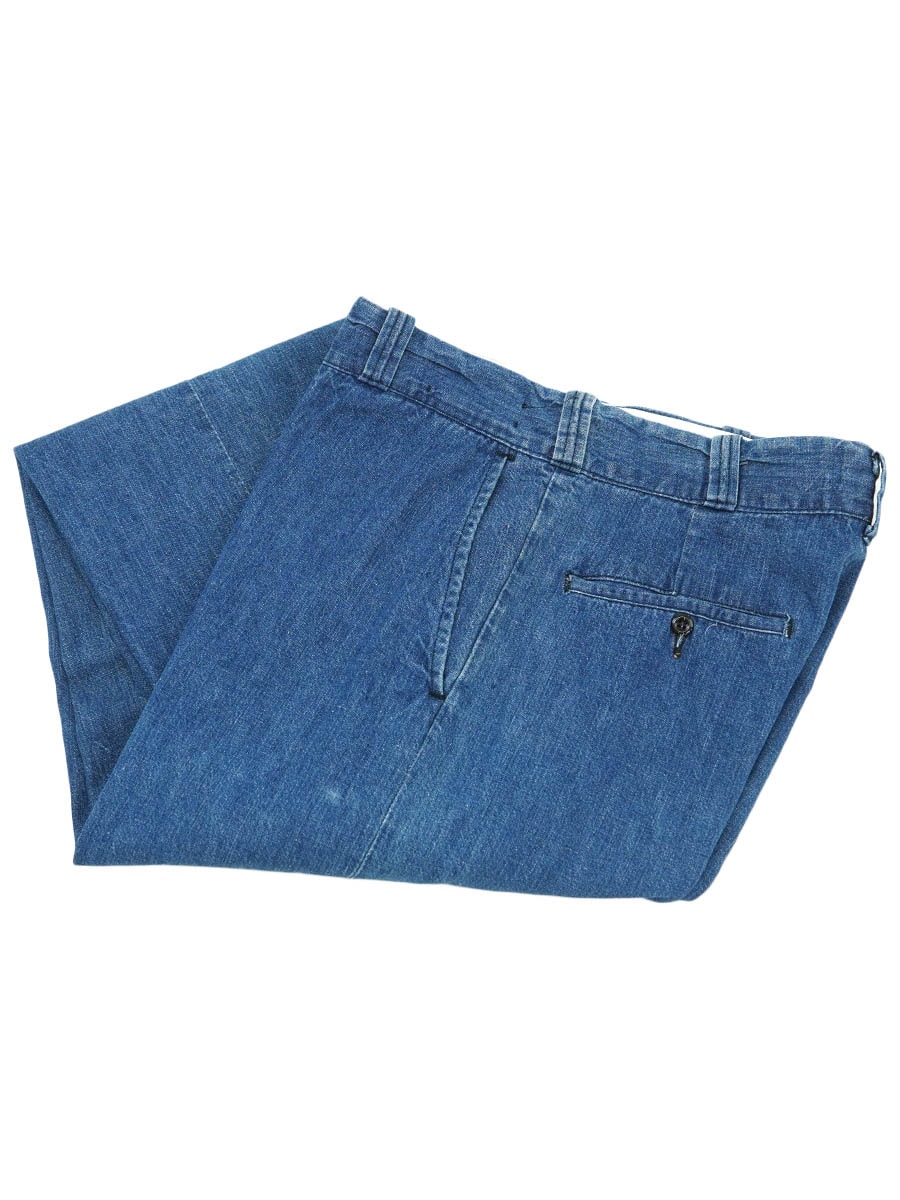 60's～ ジッパーフライ デニムスラックス 実寸(W32 L30位)