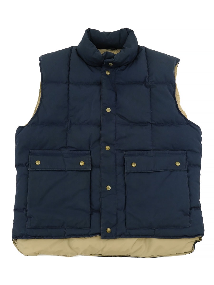 80's EDDIE BAUER BLIZZARD MASTER ベスト ネイビー 表記(L) USA製