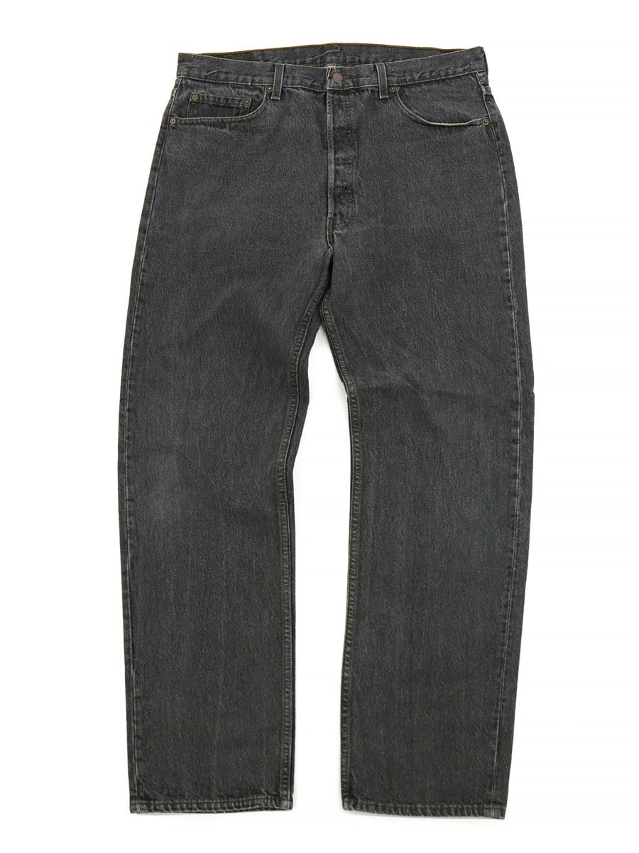 90's LEVI'S 501 ブラックデニムパンツ 表記(W38 L32) USA製