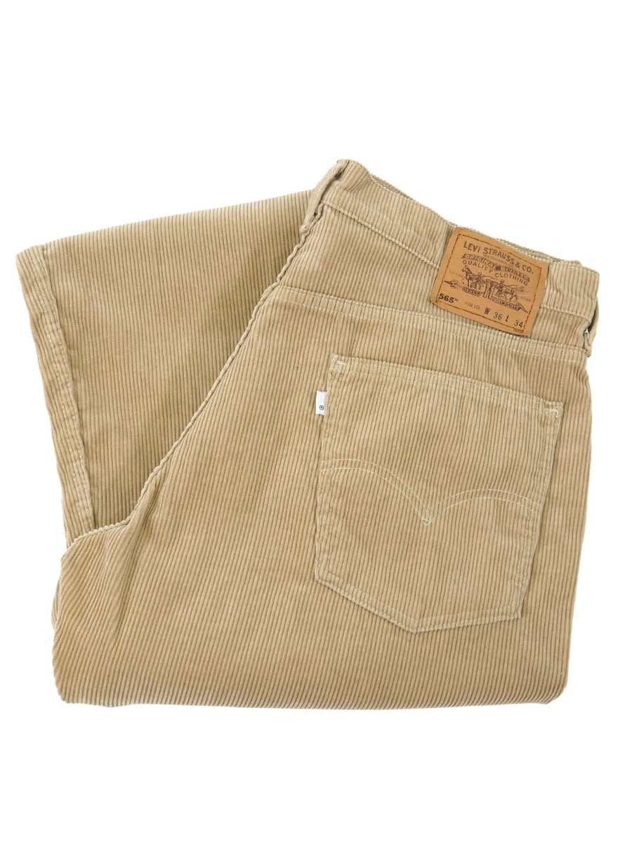 90's Levi's 565 5ポケット 太畝コーデュロイパンツ ブラウン 表記(36x34) USA製