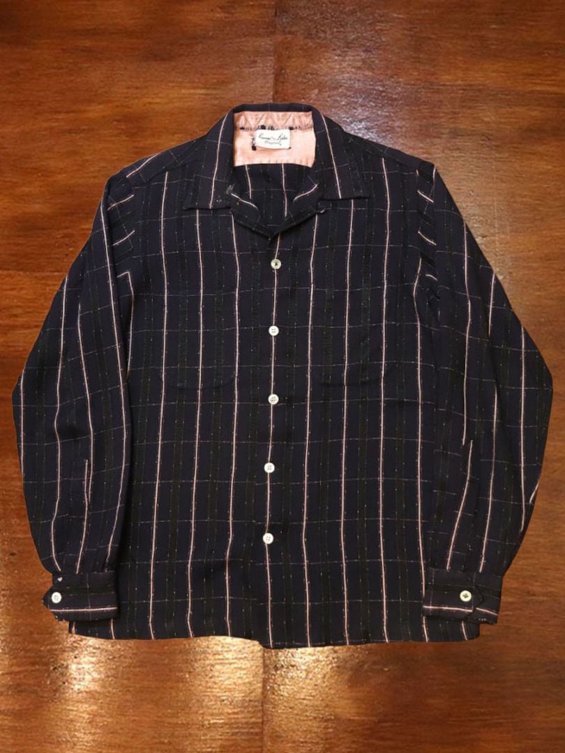 1950s L/S ROCKABILLY SHIRT , Size M