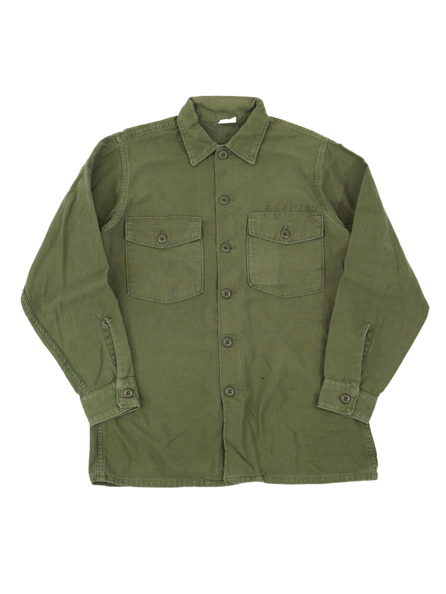 60's～ U.S.ARMY ユーティリティーシャツ 表記(15 1/2)