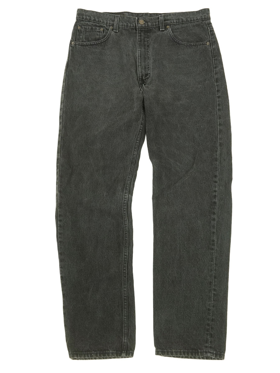 90's LEVI'S 505 ブラックデニムパンツ 表記(W36 L32) USA製