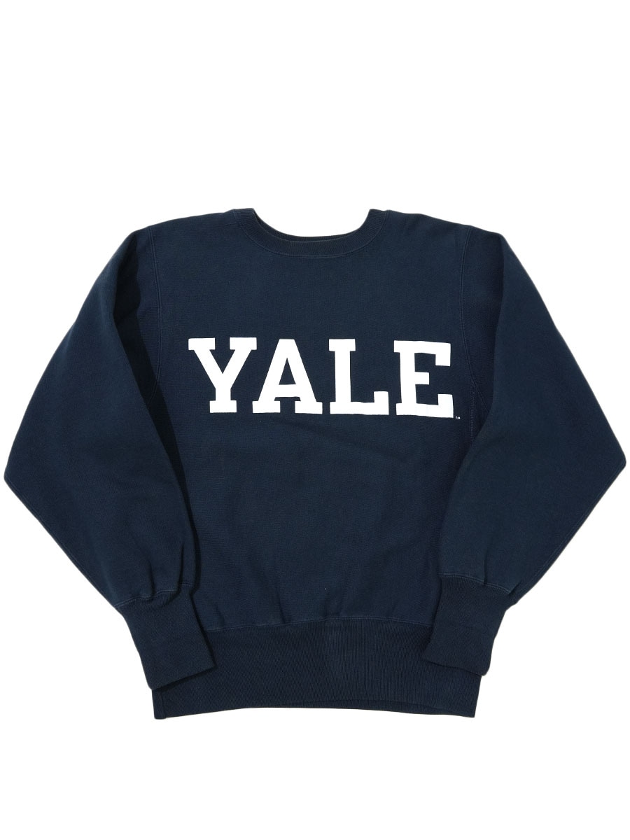 MEXICO製 刺繍タグ チャンピオンRW ''YALE'' ネイビー 表記(S)