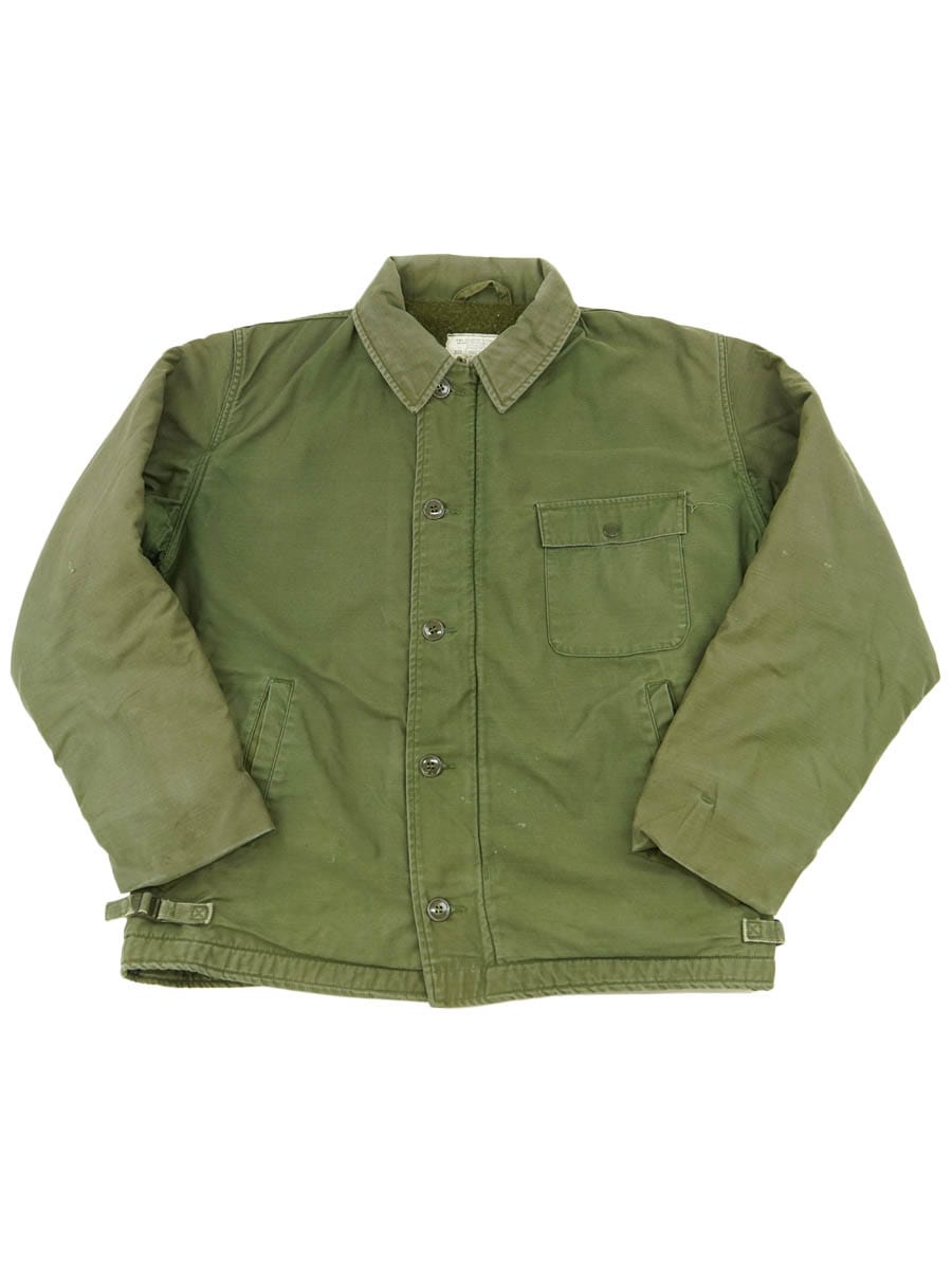 '81 U.S.ARMY A-2 デッキジャケット 表記(LARGE)
