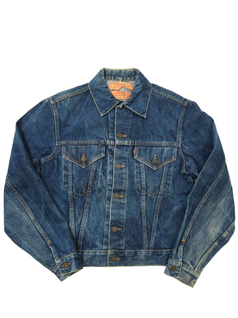 60's Levi's 557XX ギャラ BIG-E デニムジャケット 良雰囲気 表記(40