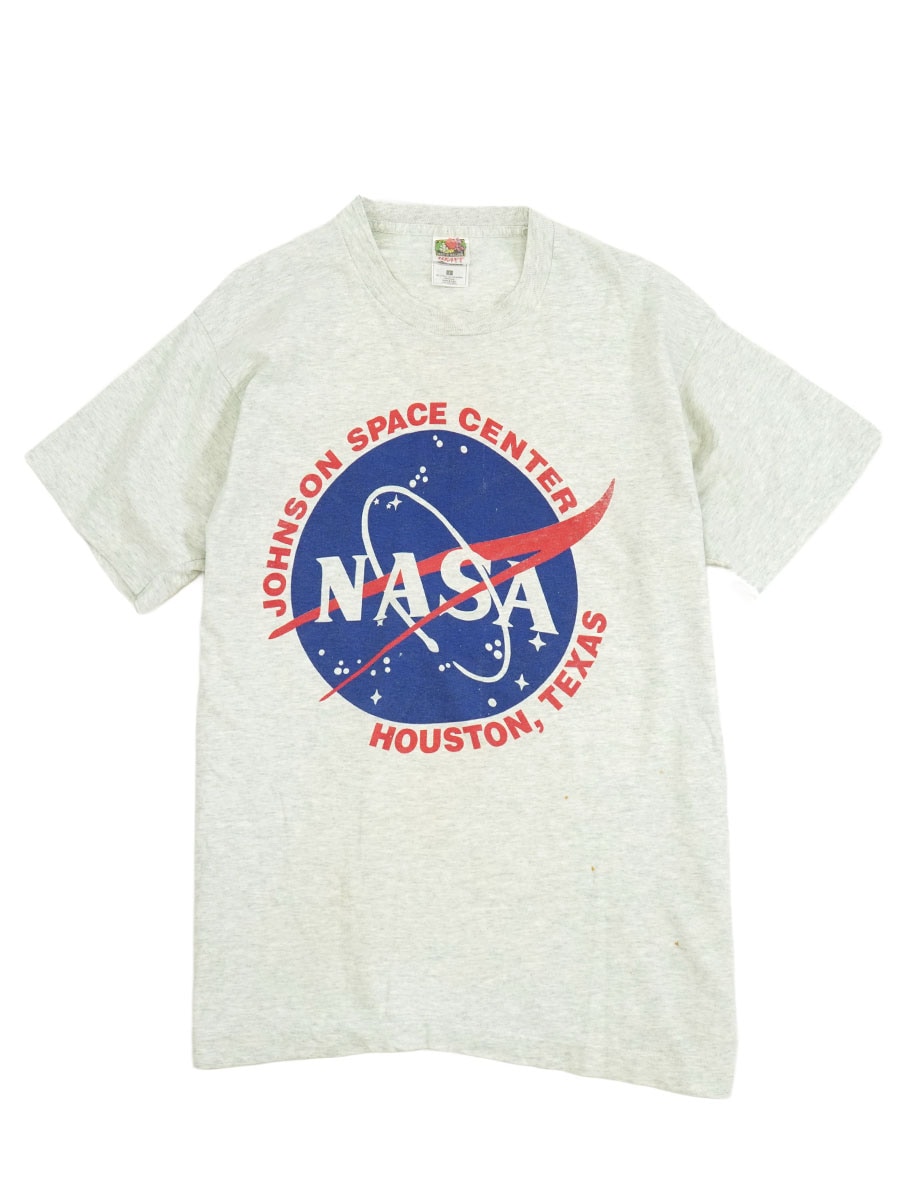 90's FRUIT OF THE LOOM ''NASA'' Tシャツ グレー 表記(L) USA製