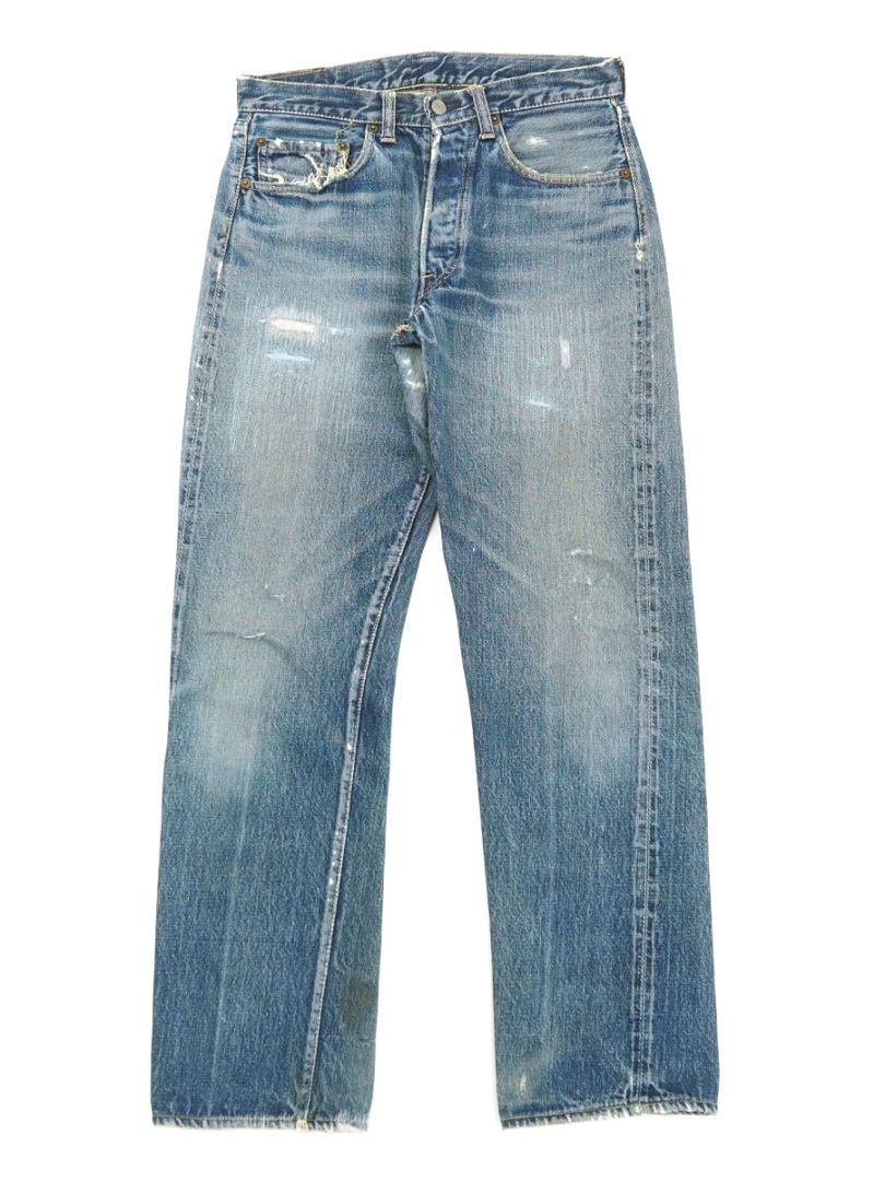 60's Levi's 501 BIG-E ウエストシングル デニムパンツ 味あり良雰囲気 実寸(W30.5 L30位)