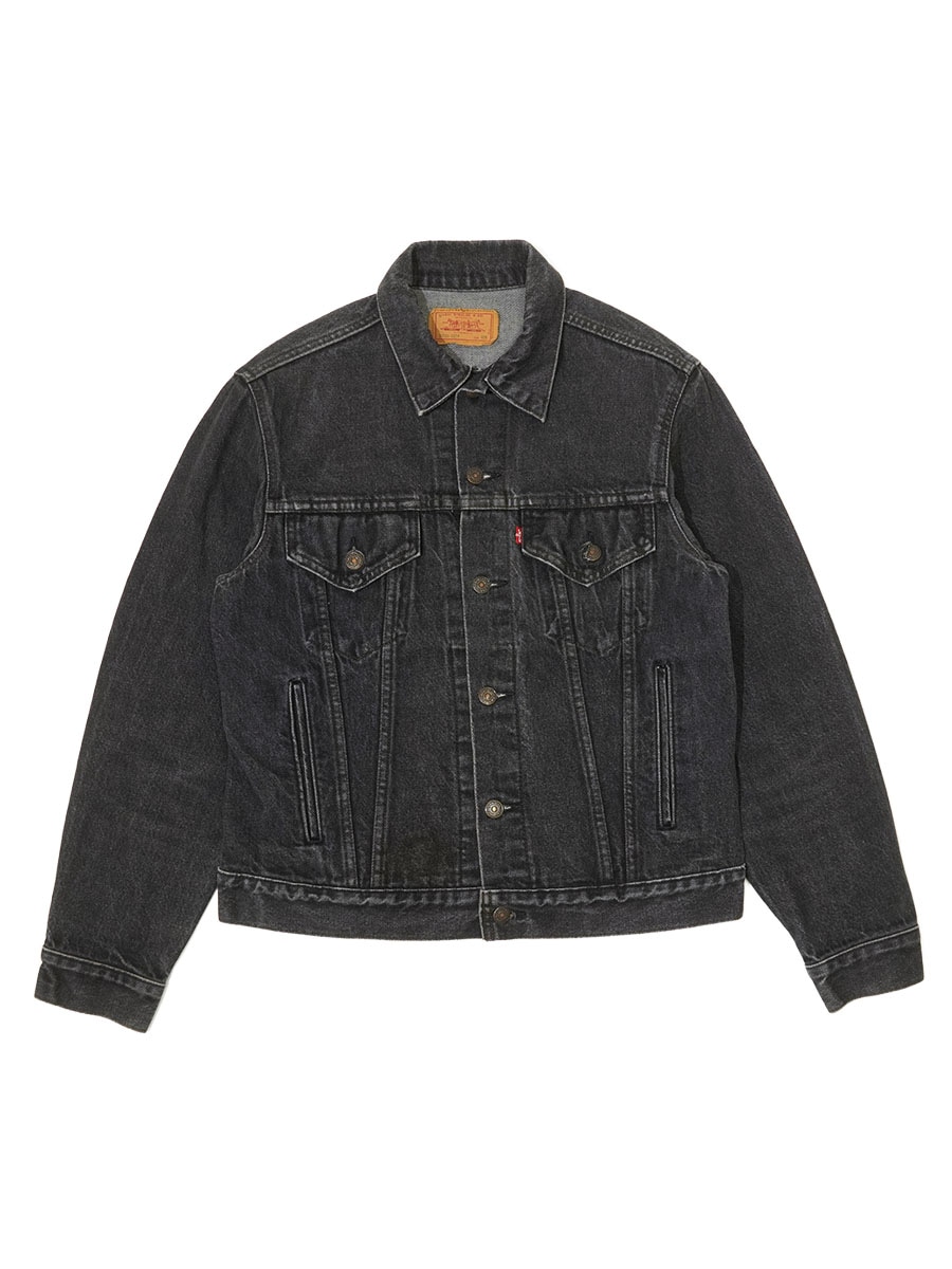 80's Levi's 70506-0259 先染めブラック デニムジャケット 表記(40R