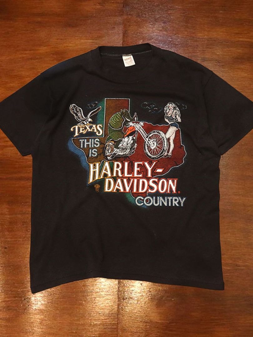 1980s H-D T-SH , Size L