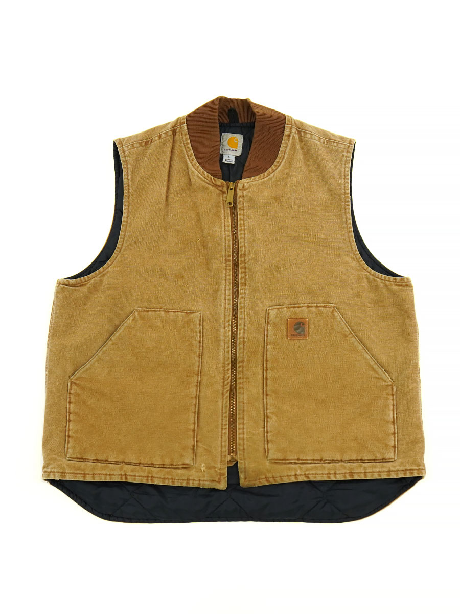 メキシコ製 カーハート ダックベスト タン 表記(L-REG) | NEW ITEM