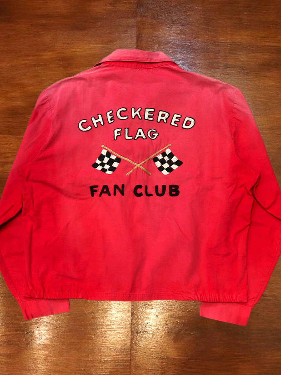 1960s CAR CLUB JACKET , Size L