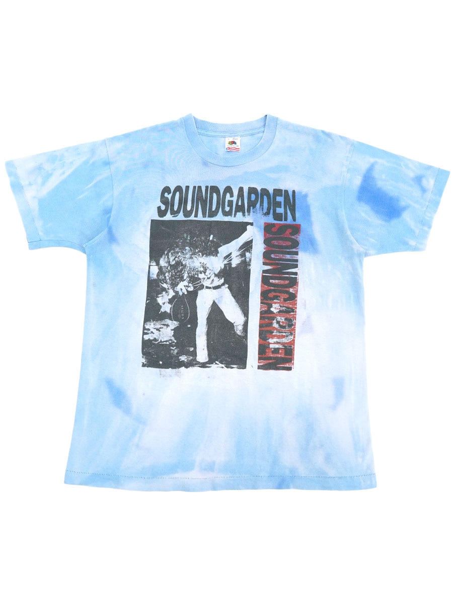 90's FRUIT OF THE LOOM サウンドガーデン ''LOLLAPALOOZA 92'' 両面プリント タイダイTシャツ 表記(L) USA製